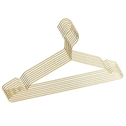 20 Metalen Kleerhangers, Ultra-dunne en Ruimtebesparende Kledinghangers, Goud