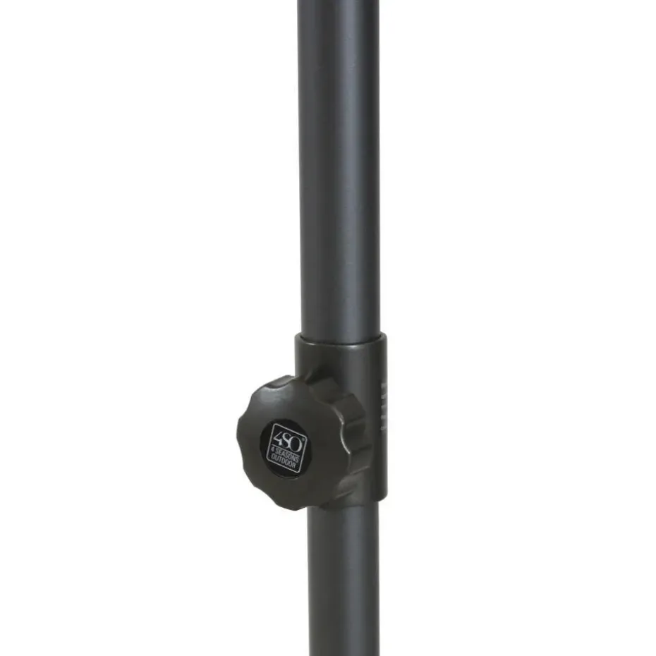 4 Seasons Outdoor Parasol Oasis Ø250 cm - donker grijs