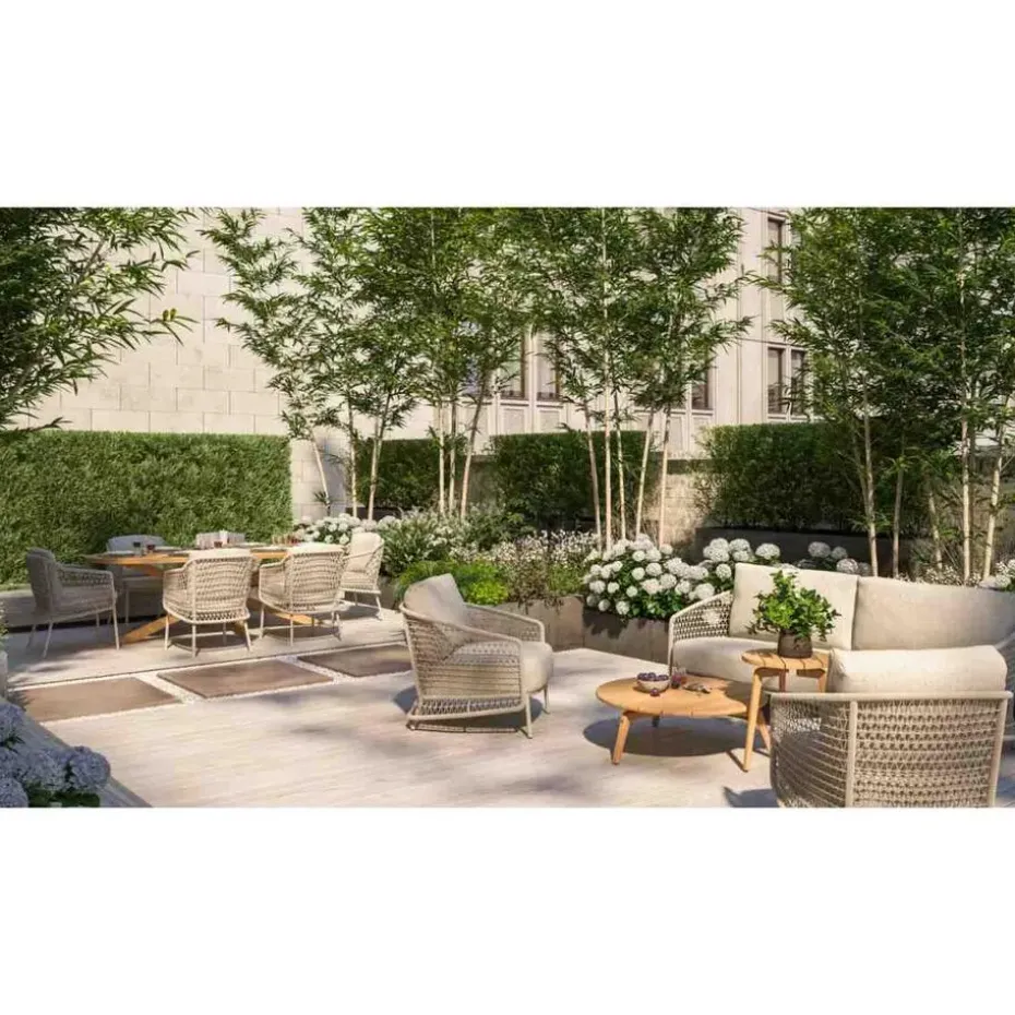 4 Seasons Puccini 3-zits loungebank - Rope