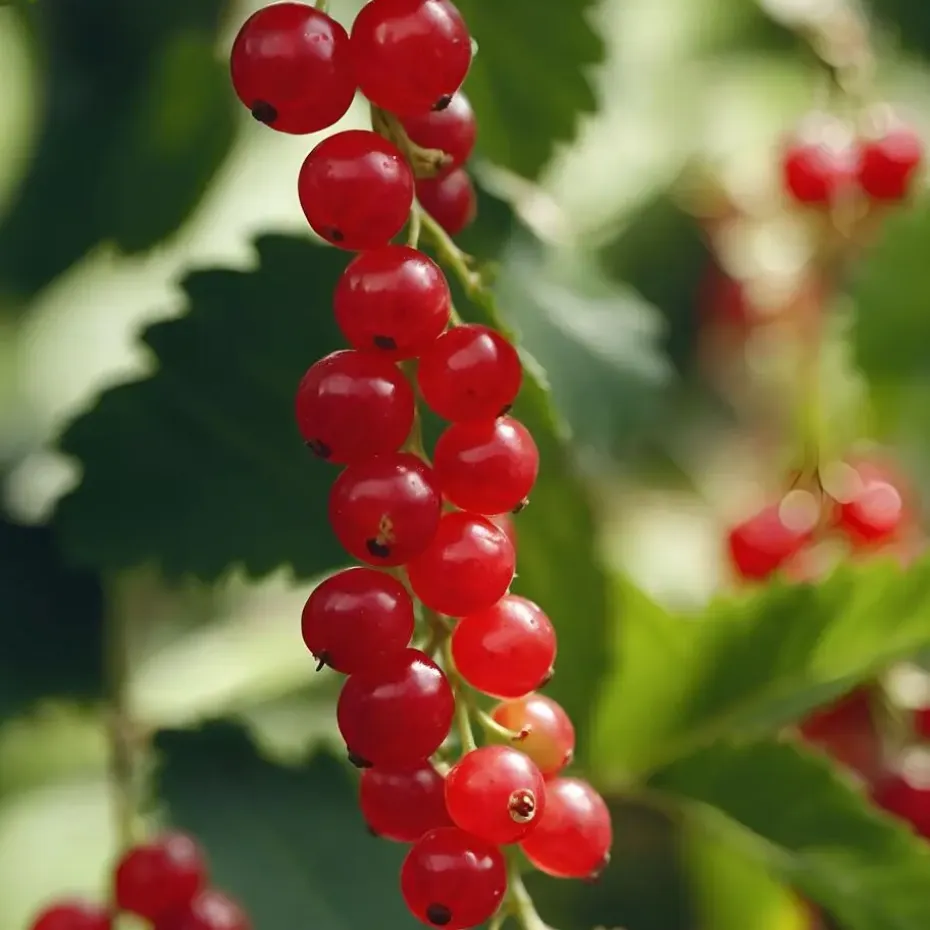 Aalbes - Set van 4 - Ribes rubrum 'Jonkheer van Tets' - Hoogte 50-60cm - ⌀15cm