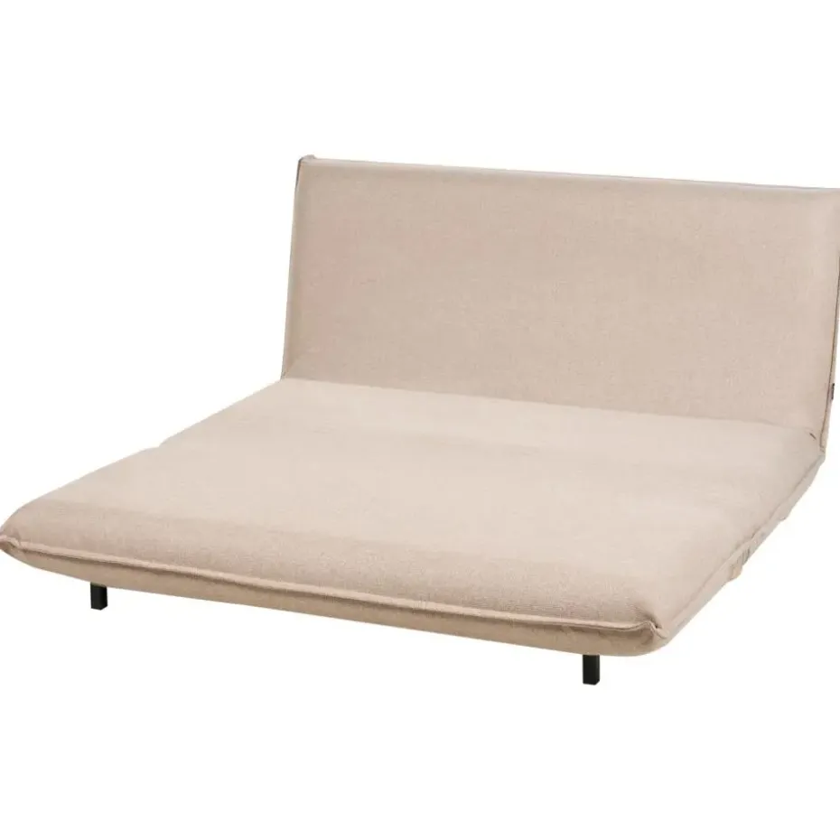 ABISKO - Slaapbank 2-zits - Beige - Kunstlinnen