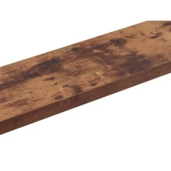 ACAZA Boekenplank van 140 cm lang - industrieel Design - Vintage bruin