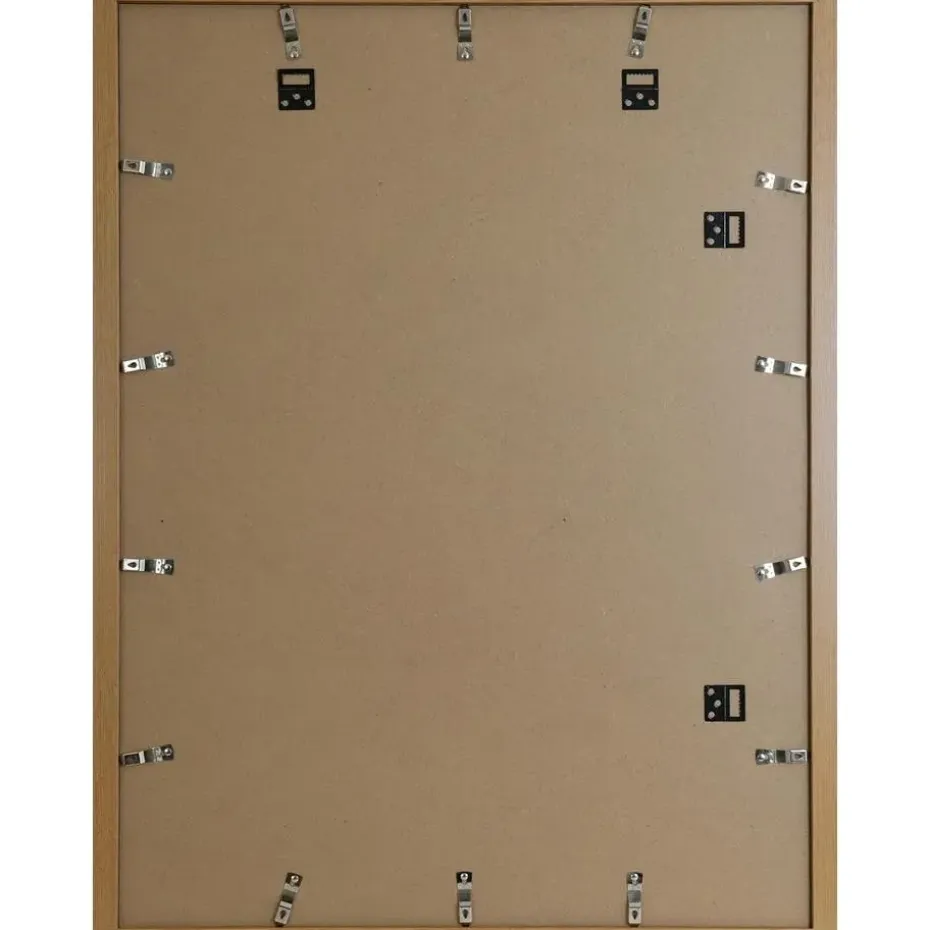 ACAZA Fotokader - Fotolijst van 60x80 cm - Warm Oak - MDF - Plexiglas