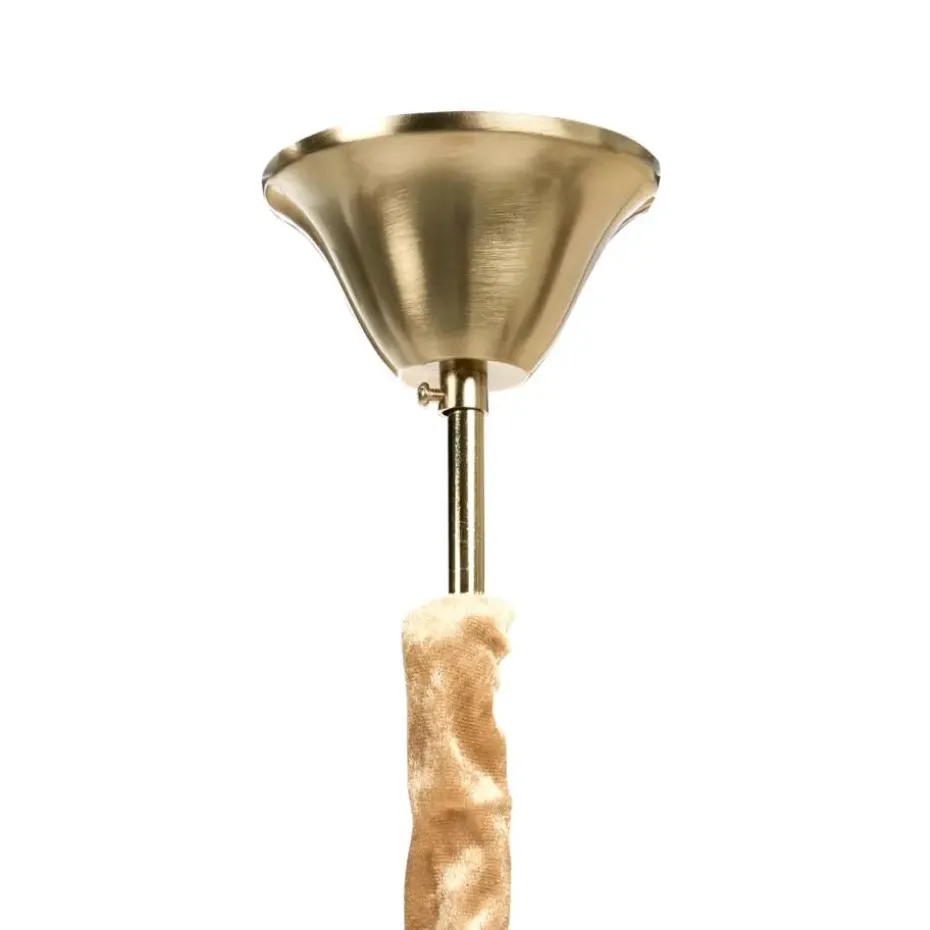 AGUARICO - Kroonluchter - Messing/Transparant - Glas