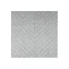 Akoestisch wandpaneel PET-vilt - 100x100cm - Visgraat motief Lichtgrijs