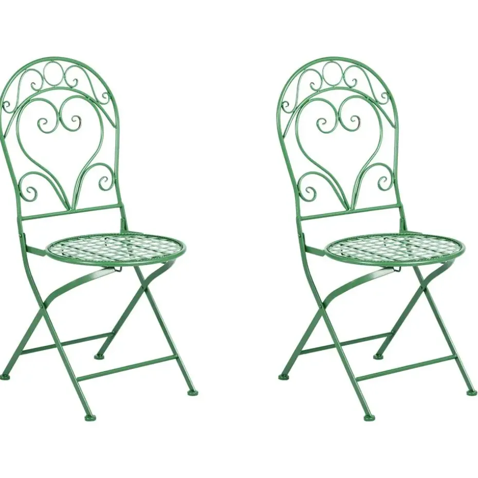 ALBINIA - Bistroset voor 2 - Groen - Metaal