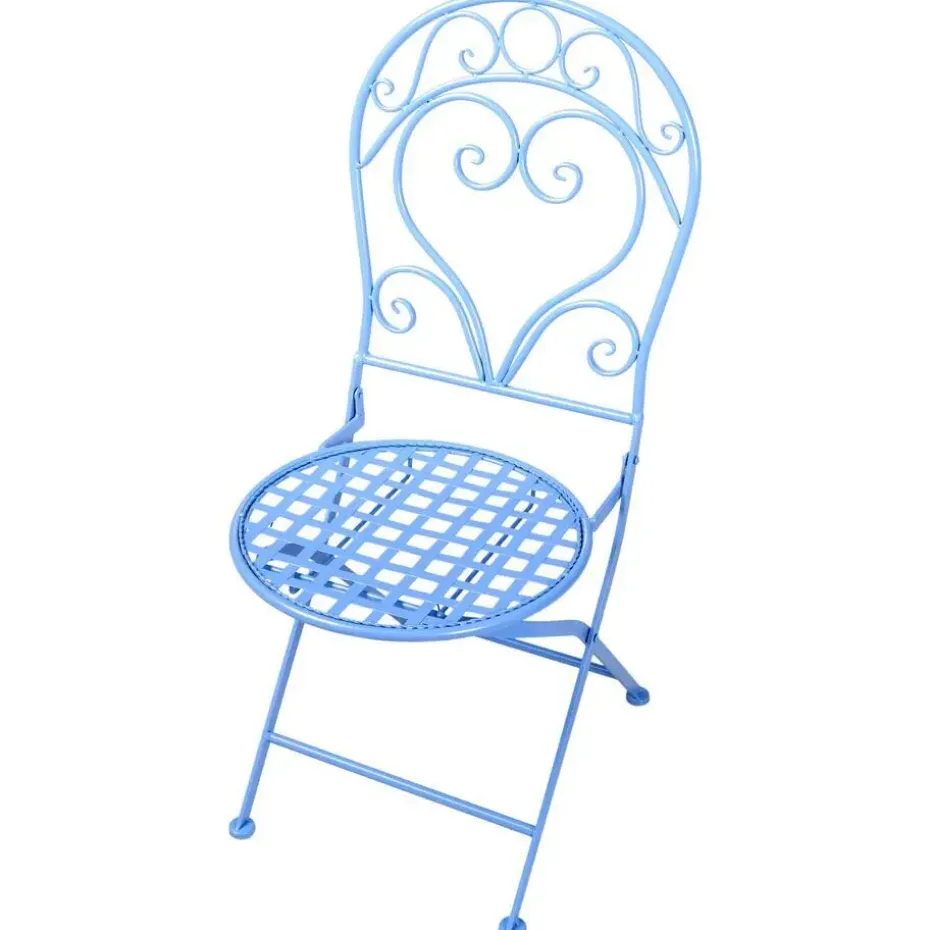 ALBINIA - Bistroset voor 2 - Blauw - Metaal