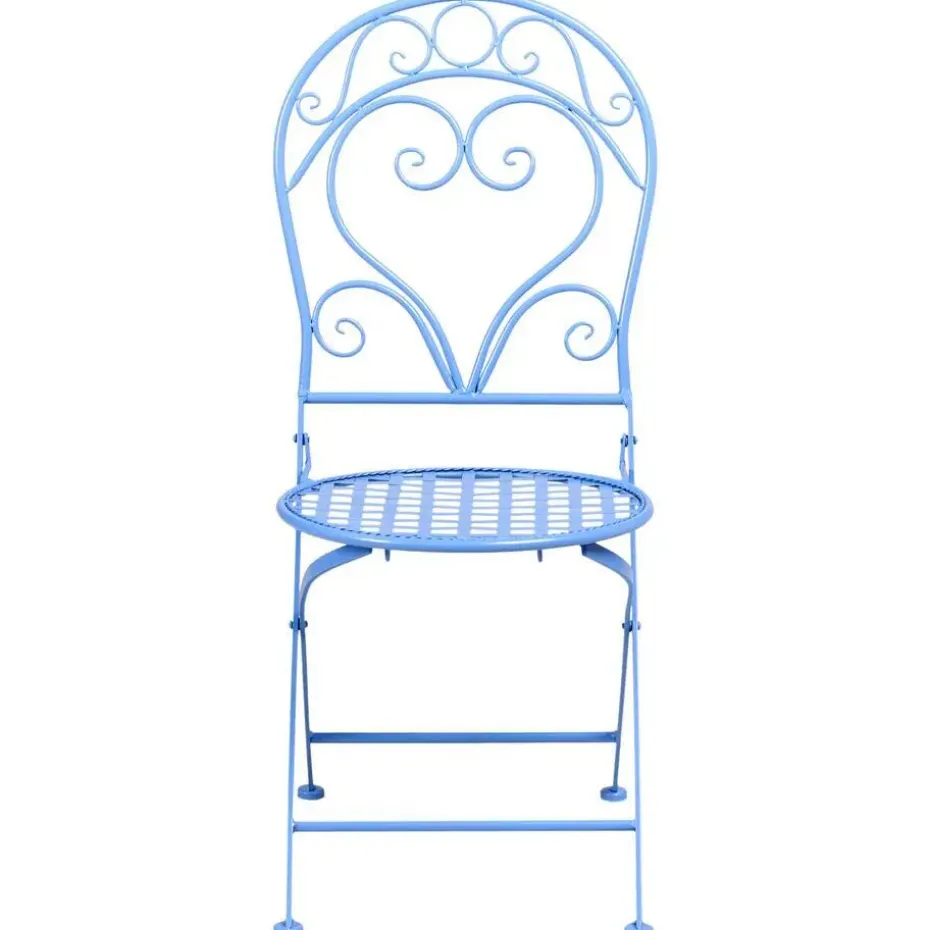 ALBINIA - Bistroset voor 2 - Blauw - Metaal