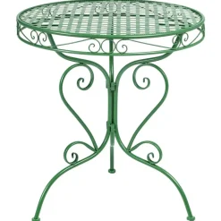 ALBINIA - Tuintafel - Groen - 70 x 70 cm - IJzer