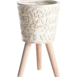 ALIARTOS- Bloempot - Gebroken wit - 43 cm - MgO