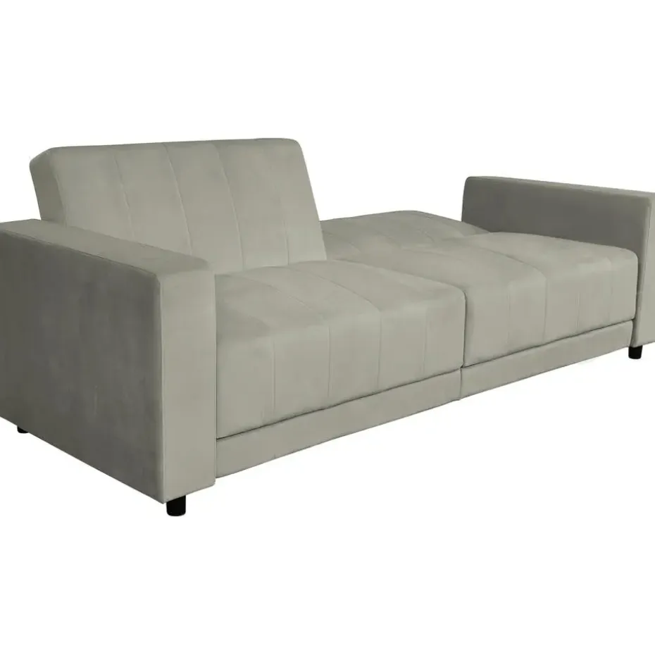Allie II - Slaapbank 3-zits in taupe fluweel