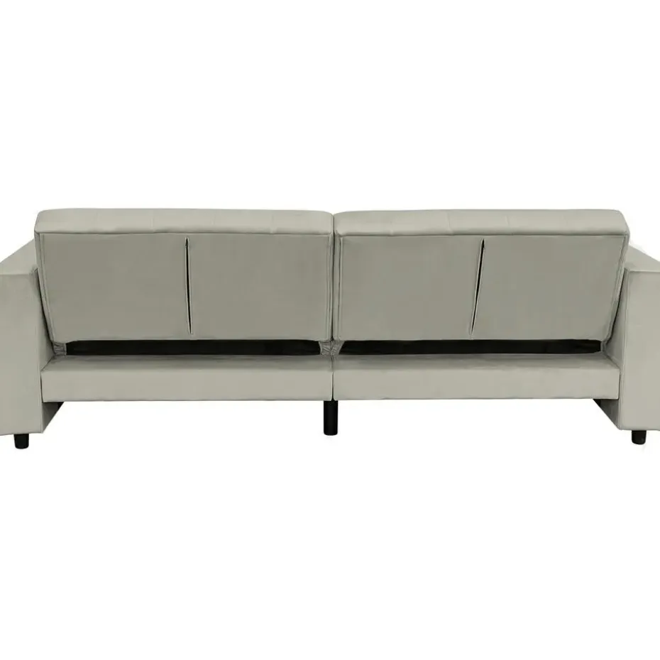 Allie II - Slaapbank 3-zits in taupe fluweel