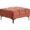 ALNES - Ottomaan - Lichtrood - Polyester