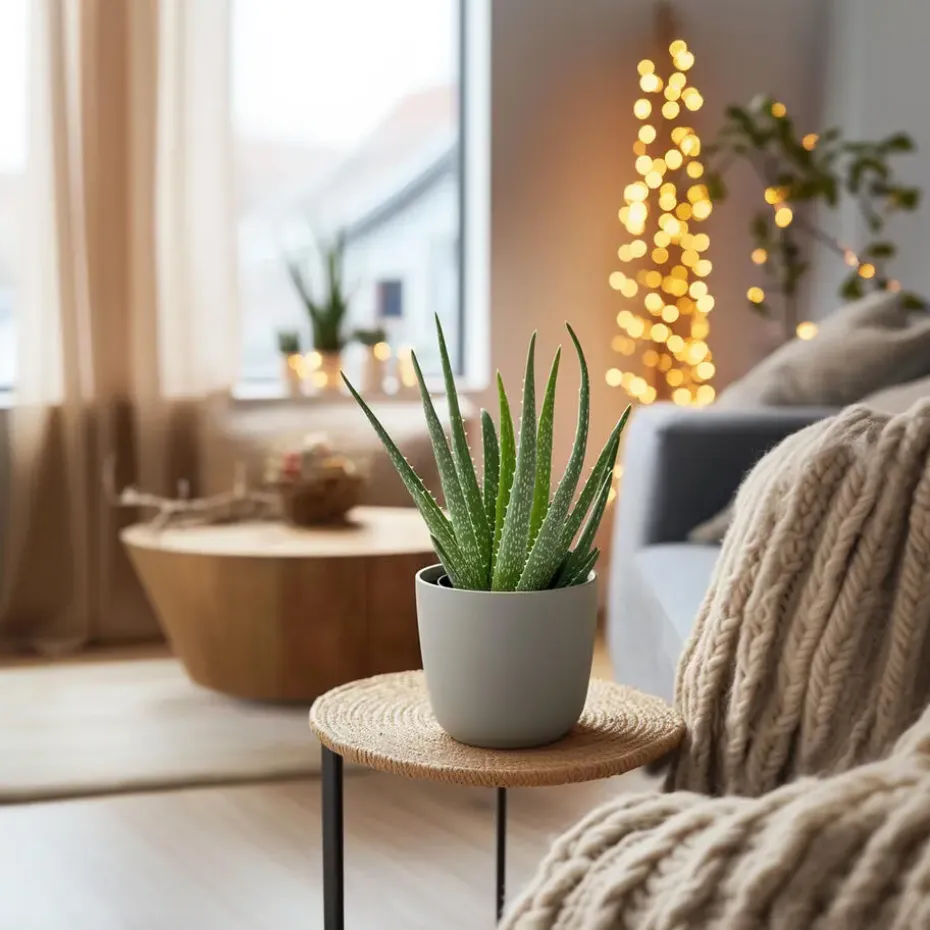 Aloë vera - Aloe barbadensis - Hoogte 25-40cm - ⌀10,5cm