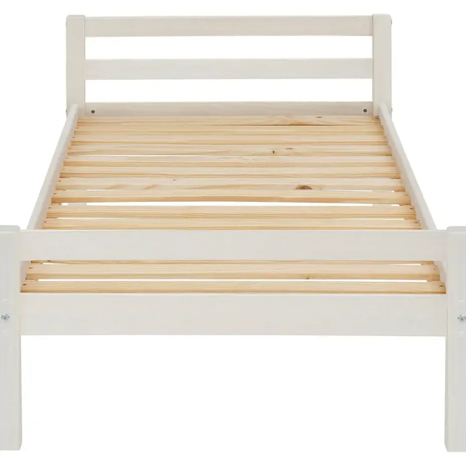 Alpi - Kinderbed 90x200 cm wit grenen