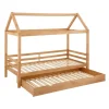Alpi2 - Onderschuifbed 90x200 cm voor kinderen grenen