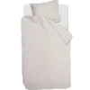 Ambiante Bamboo Uni dekbedovertrek - 140x200/220 - Zand