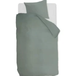 Ambiante Cotton Uni dekbedovertrek - 140x200/220 - Groen