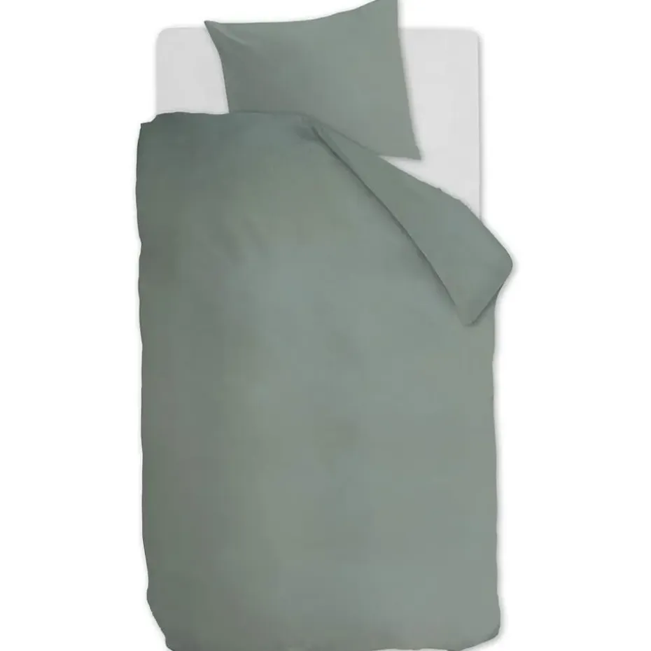 Ambiante Cotton Uni dekbedovertrek - 200x200/220 - Groen