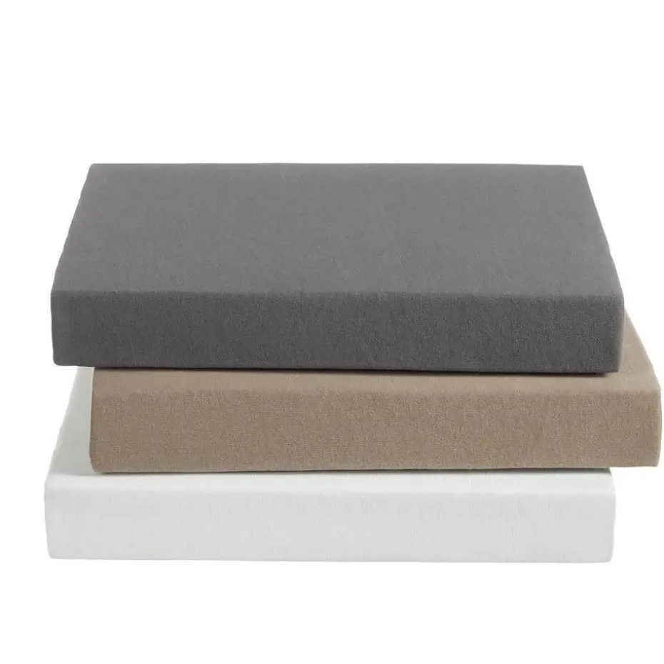Ambiante Jersey - Hoeslaken - 180x200 - Taupe