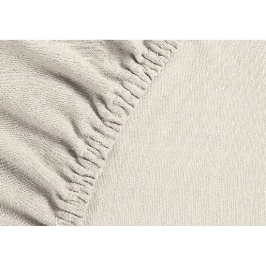 Ambiante Jersey - Hoeslaken - 160x200/210 - Zand