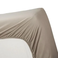 Ambiante Katoen - Hoeslaken - 200x210/220 - Taupe