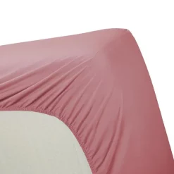 Ambiante Katoen - Hoeslaken - 180x220 - Roze