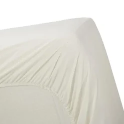 Ambiante Katoen - Topper Hoeslaken - 140x220 - Gebroken wit