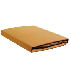 Ambiante Katoen - Topper Hoeslaken - 180x200 - Oker