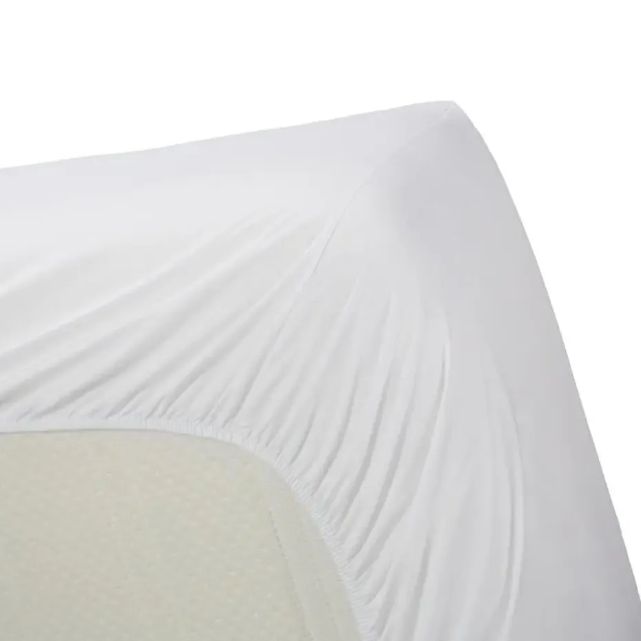 Ambiante Katoen - Topper Hoeslaken - 140x200 - Wit