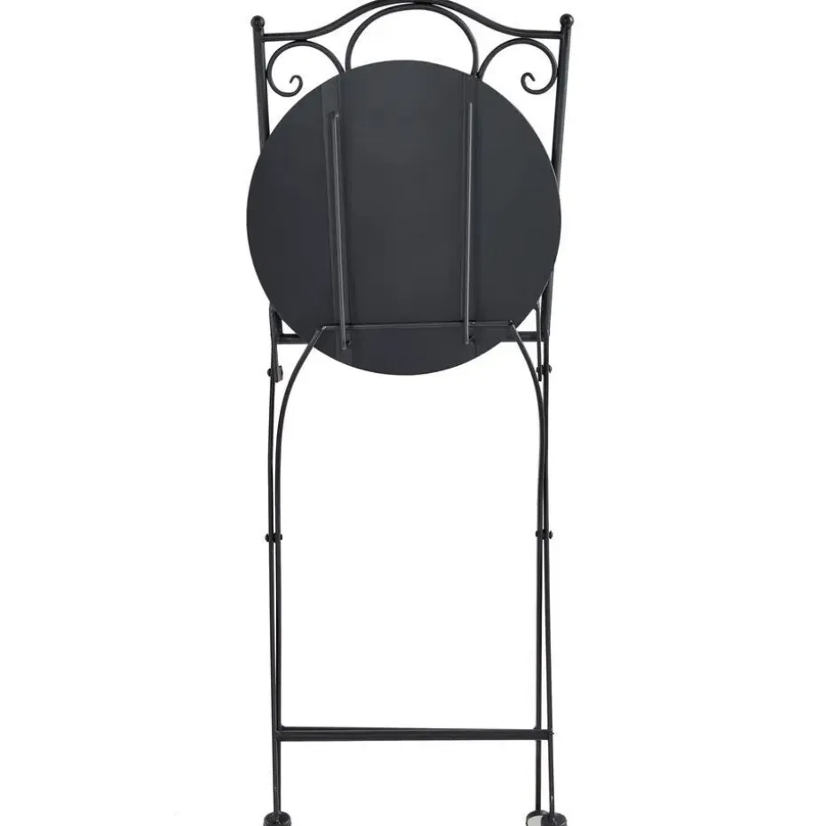 ANAPO - Set van 2 tuinstoelen - Zwart - IJzer