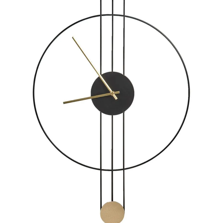 ANNIVIERS - Wandklok - Zwart - Staal