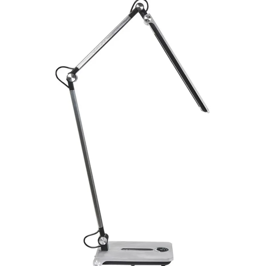 AQUILA - Bureaulamp LED - Zilver - Synthetisch materiaal