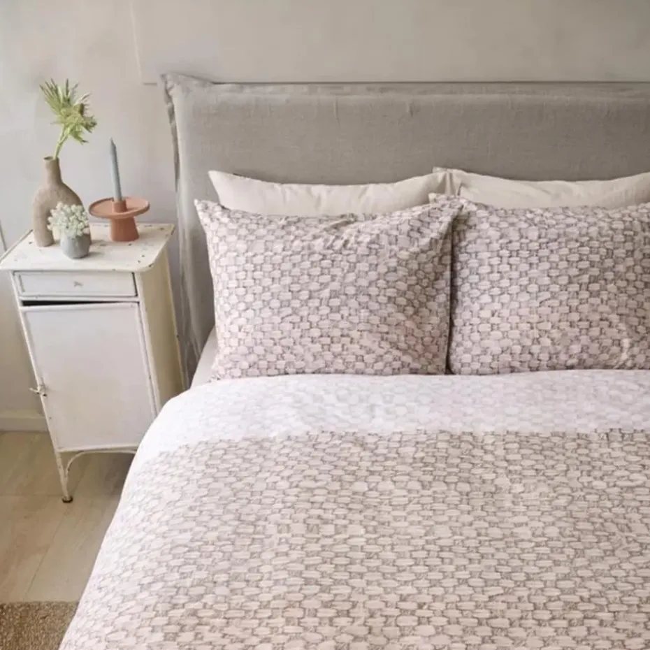 Ariadne at Home Neutrals Dekbedovertrek - Naturel-1-persoons (140 x 200/220 cm)