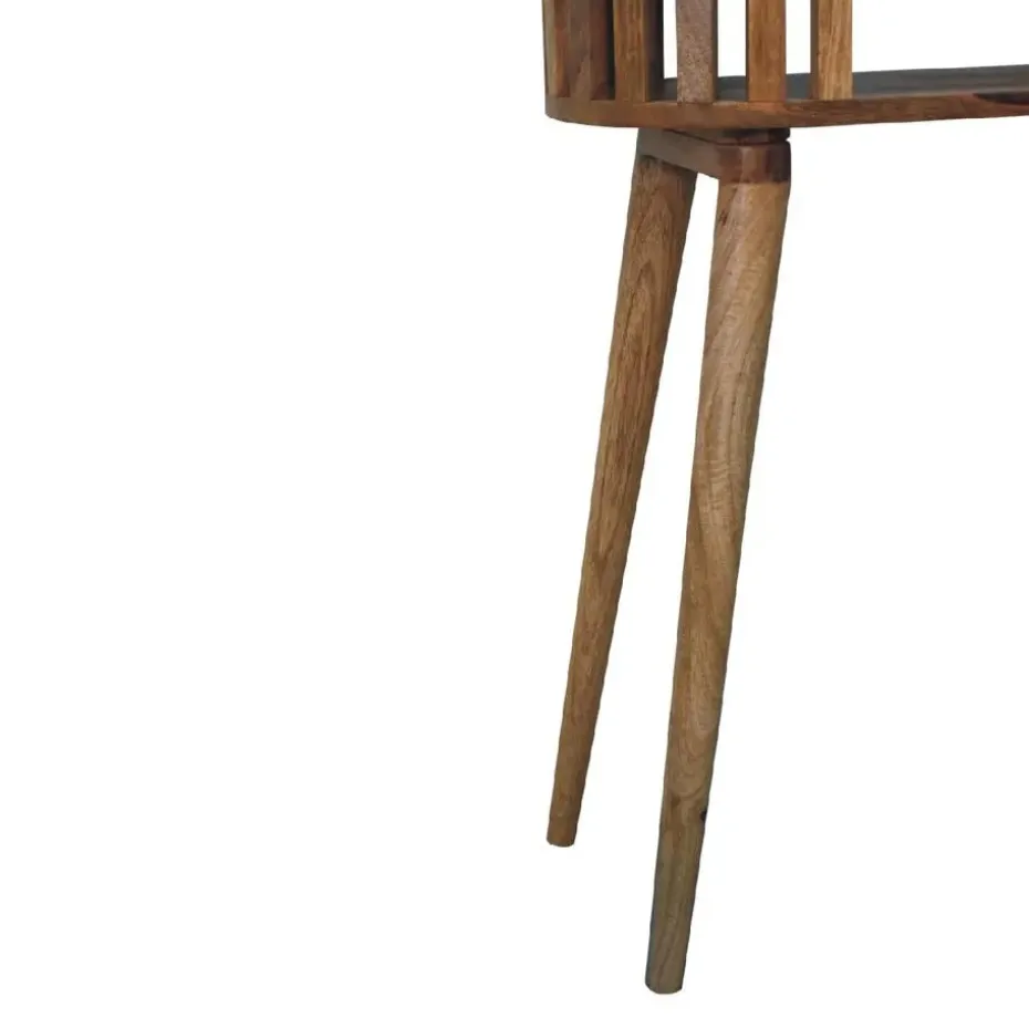 Ariella sidetable, 1 open plank, beige