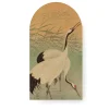 Art for the Home Canvas Boogvormig Kraanvogels in de Ochtend 100x54cm