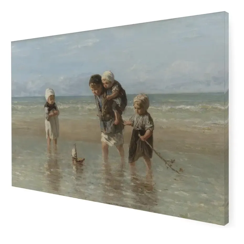 Art for the Home Kinderen der Zee Canvas 75x100cm