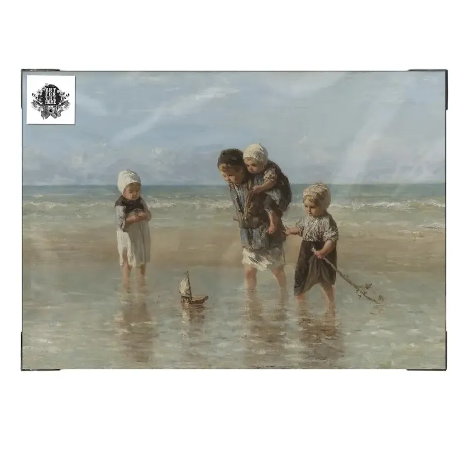 Art for the Home Kinderen der Zee Canvas 75x100cm