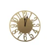 Art for the Home Klok Luxe gouden ronde Hangende Klok 40cm