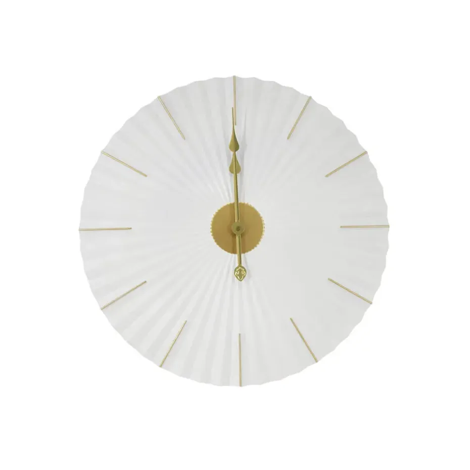 Art for the Home Klok Luxe wit en goud Hangende Klok Origami 60cm