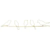 Art for the Home Metal Art Vogels op draad goud 60x12,5cm