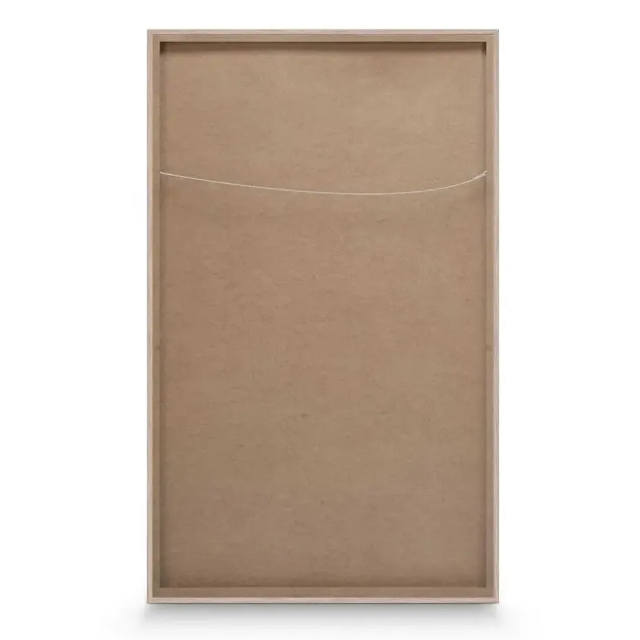 Art Frame Vrouw met bloemen - 118 x 70cm - Goudkleurig