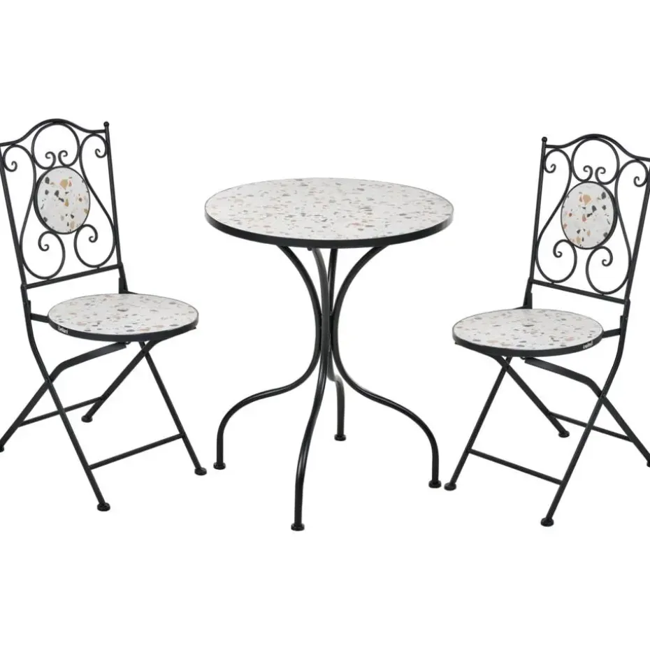 ARTENA - Bistroset - Zwart - IJzer