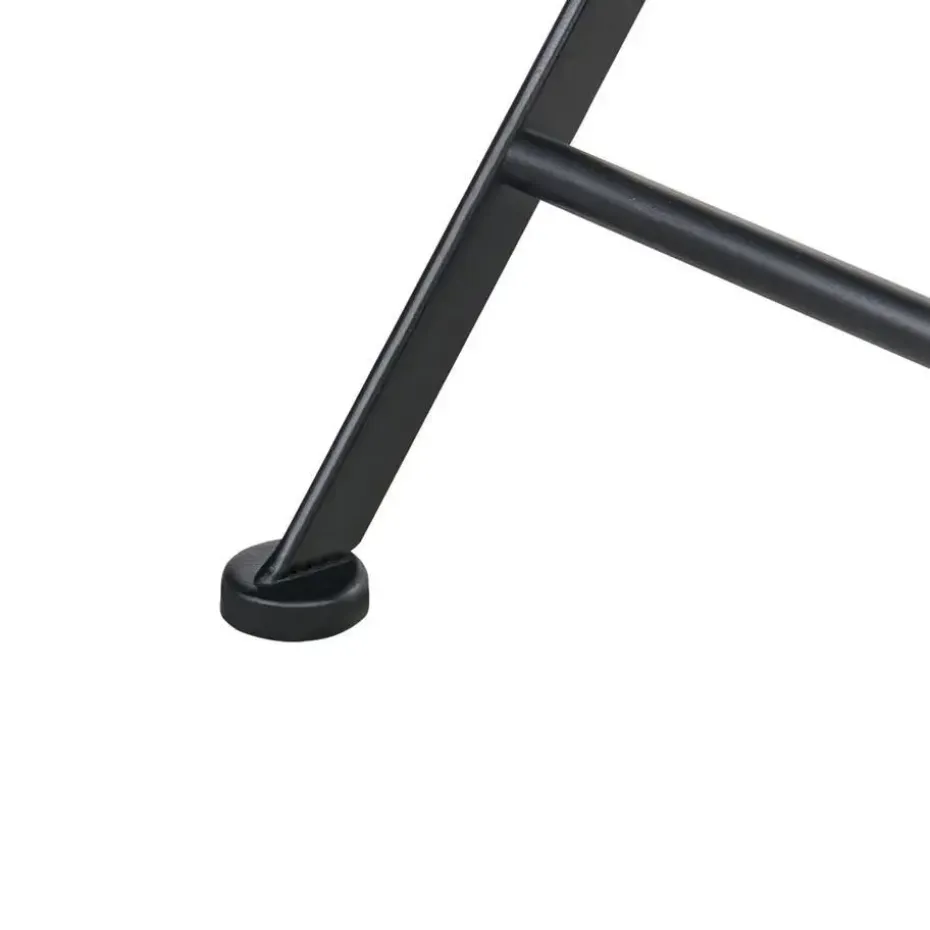 ARTENA - Set van 2 tuinstoelen - Zwart - IJzer