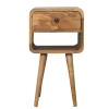 Artisan Furniture Massief Houten Eiken Curve Nachtkastje