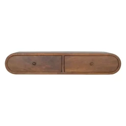 Artisan Furniture Solid hout Drijvende Kastanje Londen Sidetable