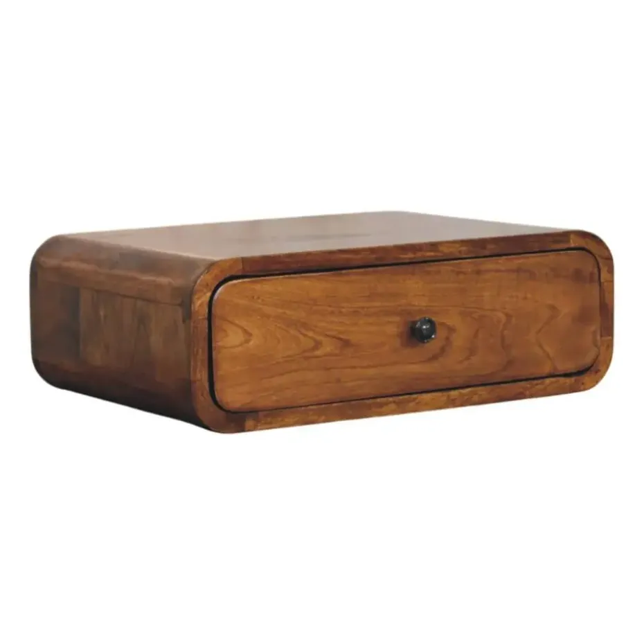 Artisan Furniture Solid hout Avora Wandkastje Honing Karamel met
