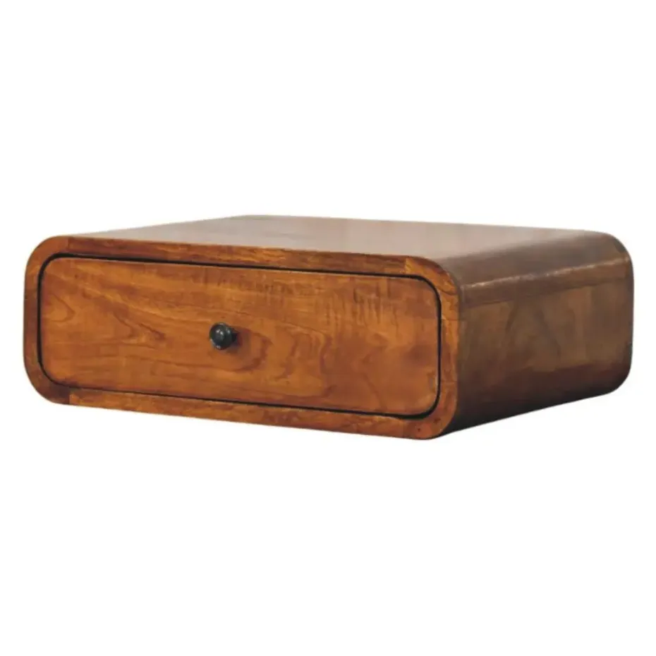 Artisan Furniture Solid hout Avora Wandkastje Honing Karamel met