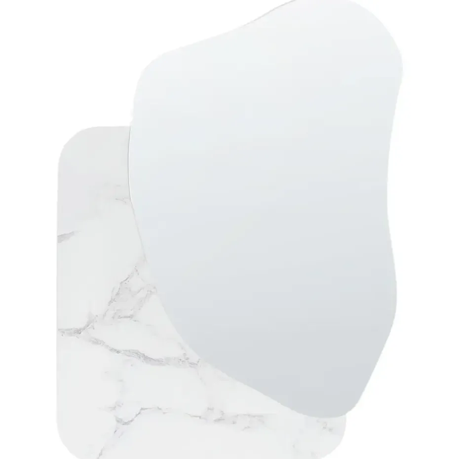 ARVERT - Wandspiegel - Wit - MDF