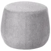 ASHTON - Poef - Lichtgrijs - Polyester